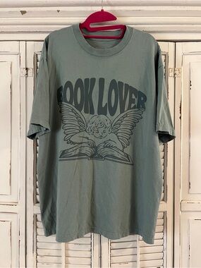 Rebel and fleur bookish book lover oversized T shirt